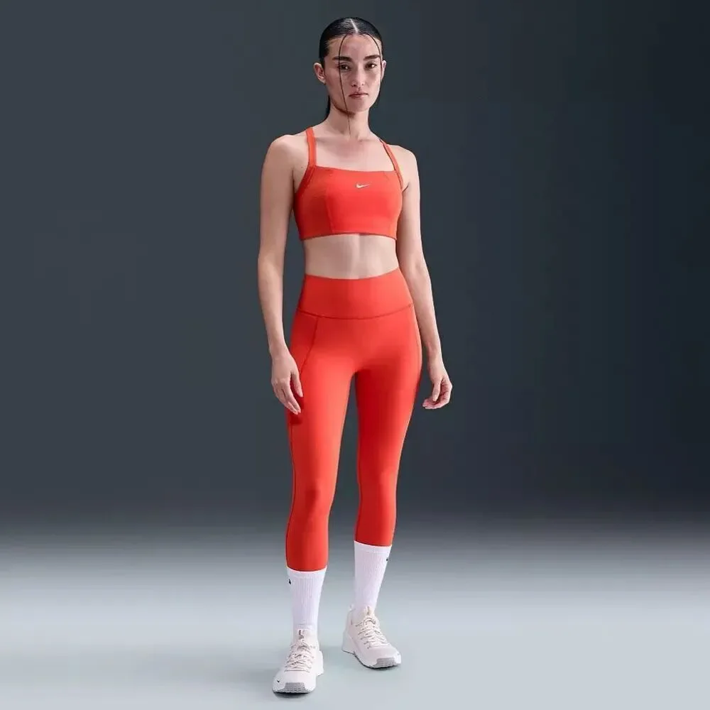 Nike Universa High-Waisted 7/8 Leggings Picante Red XXS